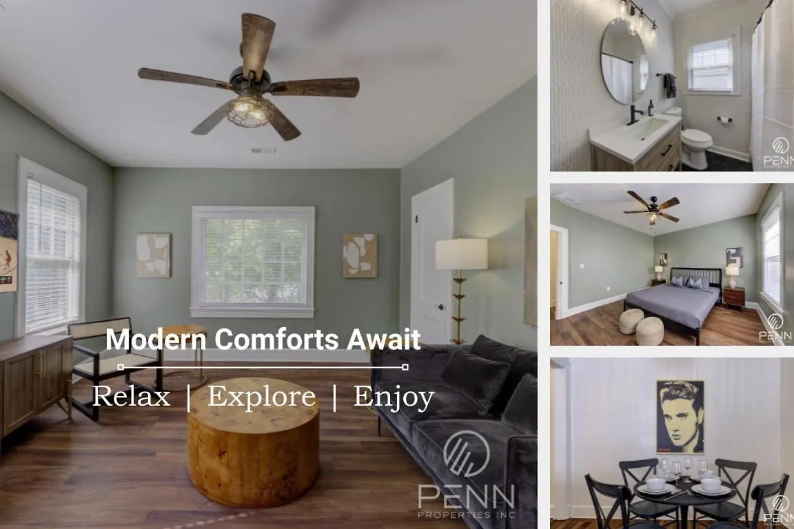 Urban Retreat In Historic Memphis Apartman